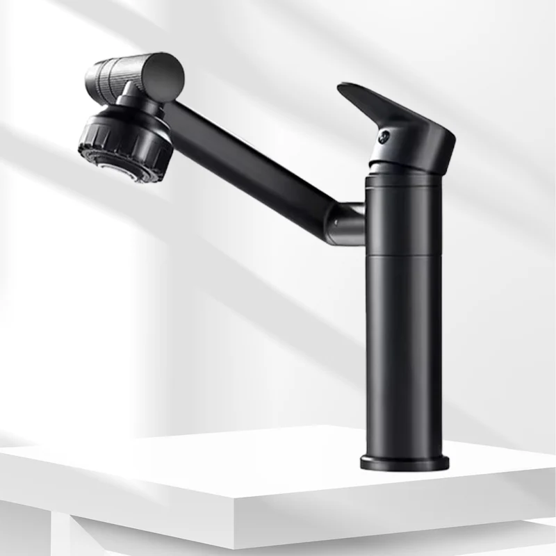 Single Hole Hot And Cold Water Faucet Universal Swivel Basin Faucet(FREE SHIPPING)