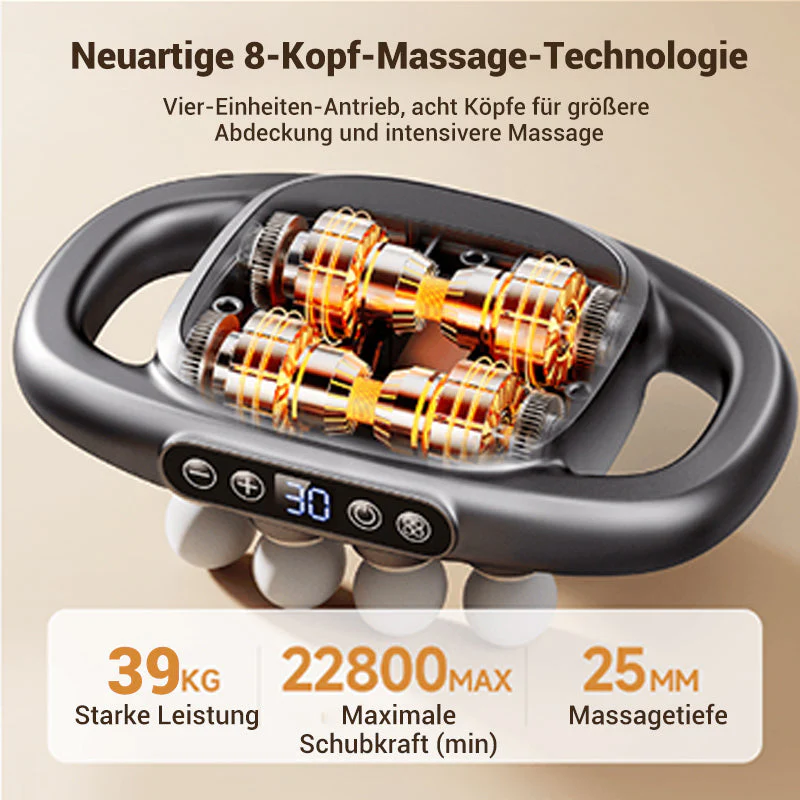 🔥🔥HEIßER SALE 50% RABATT🔥🔥16-Antrieb 8-Kopf-Massagepistolen-Set💝